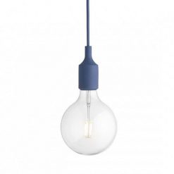 E27 Hengilampi pale blue/LED