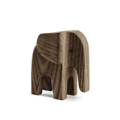 Tréstytta BABY ELEPHANT reyktur askur