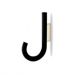 Snagi HOOK svört eik/brass