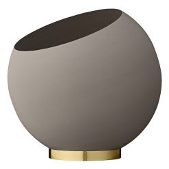 Blómapottur GLOBE Ø37 Taupe