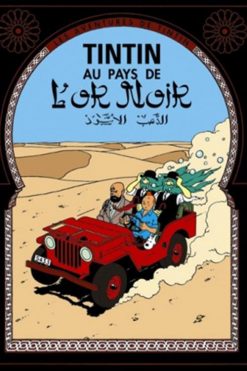 Plakat 6 - TINTIN AUS PAYS DE L´OR NOIR