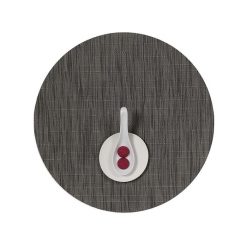 Diskamotta BAMBOO ROUND grey flannel ø38