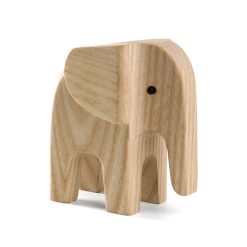 Tréstytta ELEPHANT natur askur