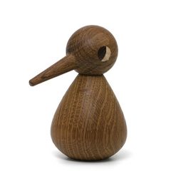 Tréstytta BIRD, lítill/dökk eik