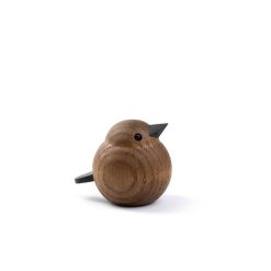 Tréstytta BABY SPARROW S reykt eik