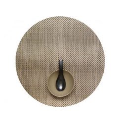 Diskamotta BASKETWEAVE ROUND, latte ø38