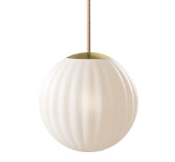BRIGHT MODECO Hengilampi krem snúra