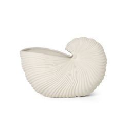 Blómapottur SHELL POT off-white