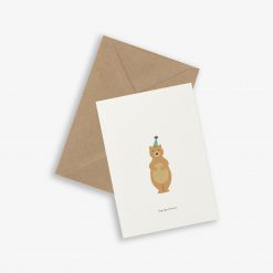 Kort BIRTHDAY BEAR -  hip hip hooray