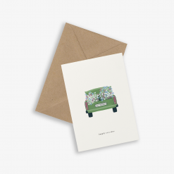 Kort WEDDING CAR - happily ever after