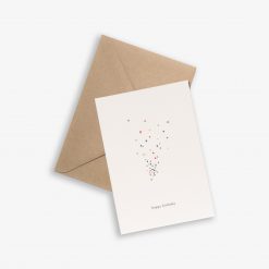 Kort CONFETTI - happy birthday
