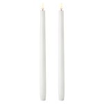 Batterískerti TAPER LED W2,3 x H35 2/pk