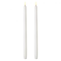 Batterískerti TAPER LED W2,3 x H35 2/pk
