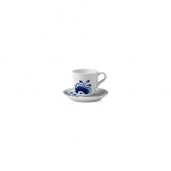 Espressobolli og undirskál BLUE MEGA 9cl