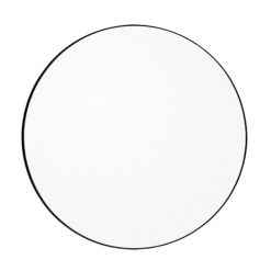 Spegill CIRCUM Ø70 clear/black