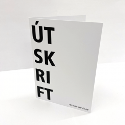 Tækifæriskort ÚTSKRIFT
