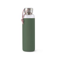 Vatnsflaska GLASS 600ML Olive