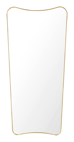 Spegill F.A.33 146x70 brass