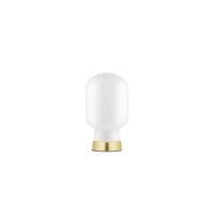AMP Borðlampi hvítur/brass