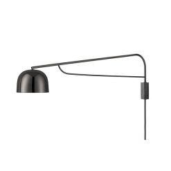 GRANT Vegglampi 111cm, svartur