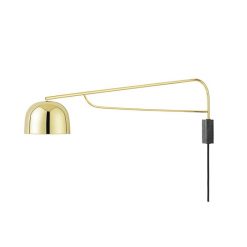 GRANT Vegglampi 111cm, brass
