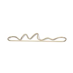 Handklæðaslá CURVATURE brass