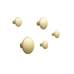 Snagi DOTS METAL 5/pk, brass