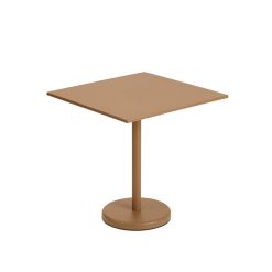 Borð LINEAR STEEL 70x70 H73 Burnt Orange
