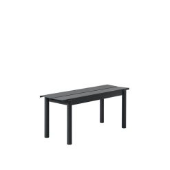 Bekkur LINEAR STEEL 110x34 svartur