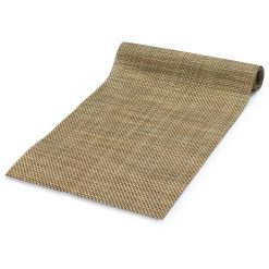 Borðrenningur BASKETWEAVE, latte 36x183