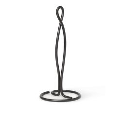 Eldhúsrúllustandur CURVATURE svart brass