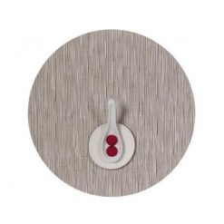 Diskamotta BAMBOO ROUND, chalk ø38