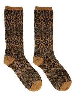HAMRAGARÐAR sokkar 36/39 khaki brown