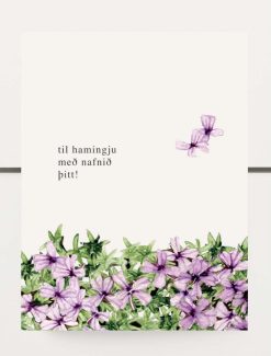 Kort 17 - Til hamingju með nafnið þitt