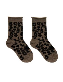 BARÐASTAÐIR ungbarnasokkar 6/12 brown
