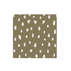 Servíettur DOTS 33x33 olive