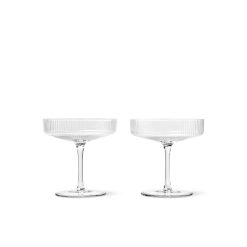 Kampavínsglas RIPPLE 2/pk, Clear