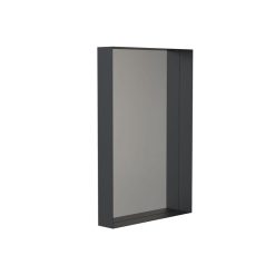 Spegill UNU 90x60 m/hillu, svartur