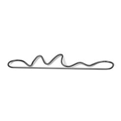 Handklæðaslá CURVATURE svart/brass
