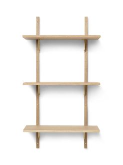 Hilla SECTOR TRIPLE NARROW eik, brass
