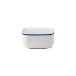 Smjörbox m/loki WHITE FLUTED