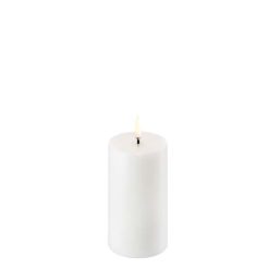 Batterískerti PILLAR W5,8 H10 hvítt