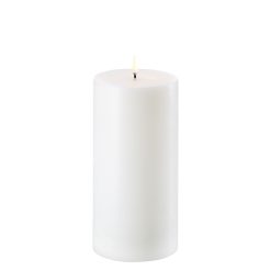 Batterískerti PILLAR W10 H20 hvítt