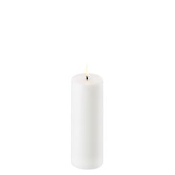 Batterískerti PILLAR W5,8 H15 hvítt