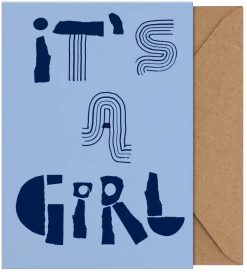 Kort/Mynd IT'S A GIRL - A5