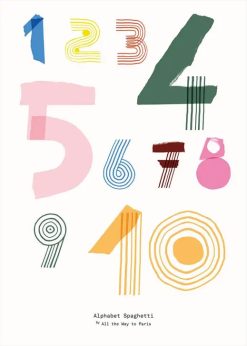 Plakat SPAGHETTI NUMBERS 50x70