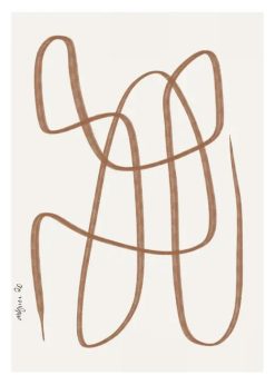 Plakat DIFFERENT WAYS BROWN 30x40