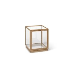 Glerskápur MIRU GLASS MONTRE eik