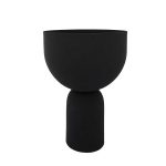 Blómapottur TORUS Ø22 H30 black