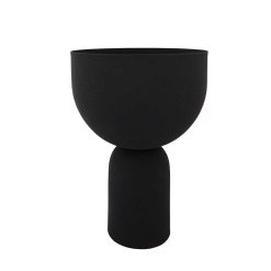 Blómapottur TORUS Ø22 H30 black